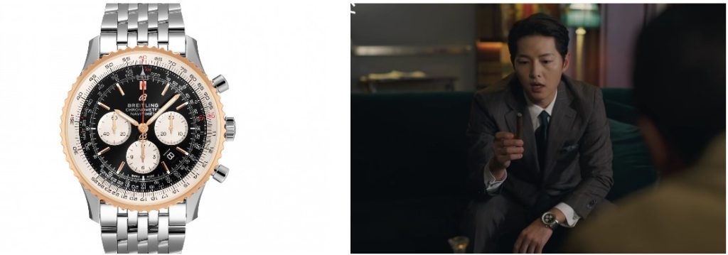 Merek jam tangan mewah pria Breitling digunakan dalam fashion Vincenzo drama Korea Netflix