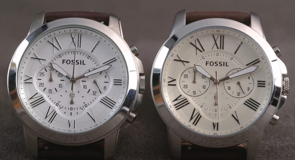 Cara membedakan jam tangan Fossil asli dan palsu dari warna dial