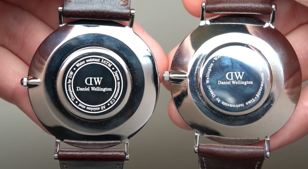 Cara membedakan jam DW asli dan palsu dari detail case back jam tangan. Blog Machtwatch Jamtangan.com