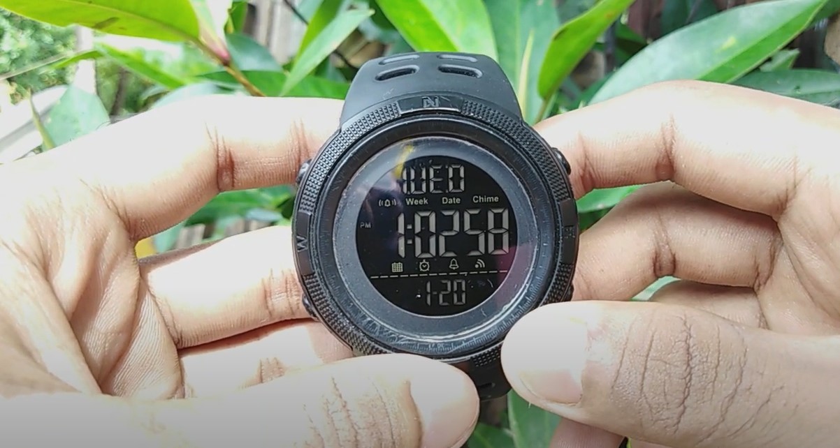 skmei watch how to set date