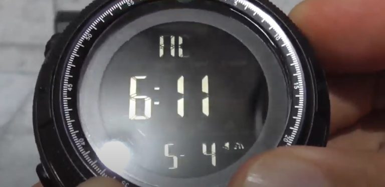 how to set alarm in skmei watch