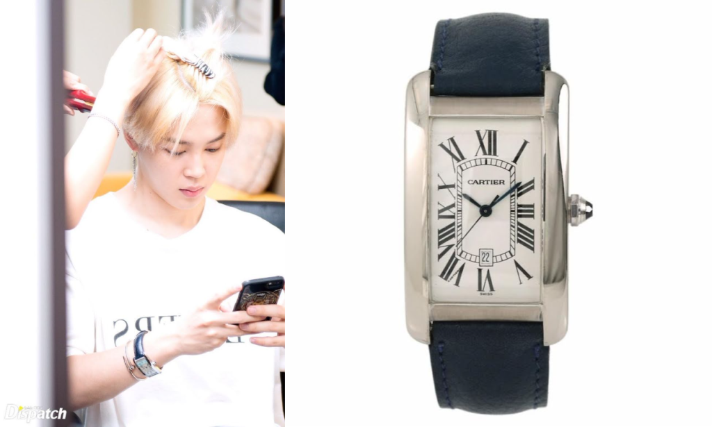Harga jam tangan member BTS: jam tangan Jimin BTS.