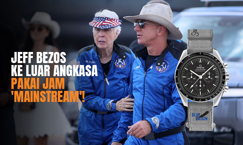 Jam tangan Omega Speedmaster Moonwatch Chronomaster yang dipakai Jeff Bezos ke Luar Angkasa