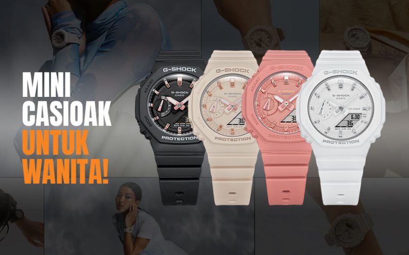 CasiOak untuk Wanita Hadir Lewat G-Shock GMA S2100 Series!