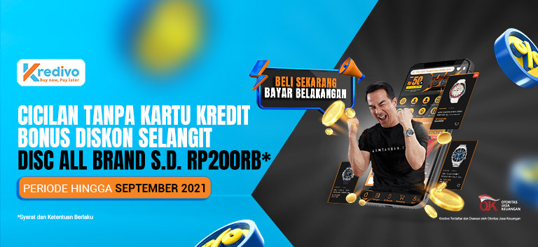 Banner Promo Machtwatch x Kredivo cicilan tanpa kartu kredit