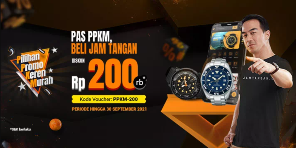 Banner Pilihan Promo Keren Murah Jamtangan.com