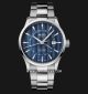 Mido M038.429.11.041.00 Multifort Dual Time Automatic Blue Dial Stainless Steel Strap