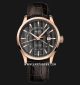 Mido M038.429.36.061.00 Multifort Dual Time Automatic Grey Dial Brown Leather Strap