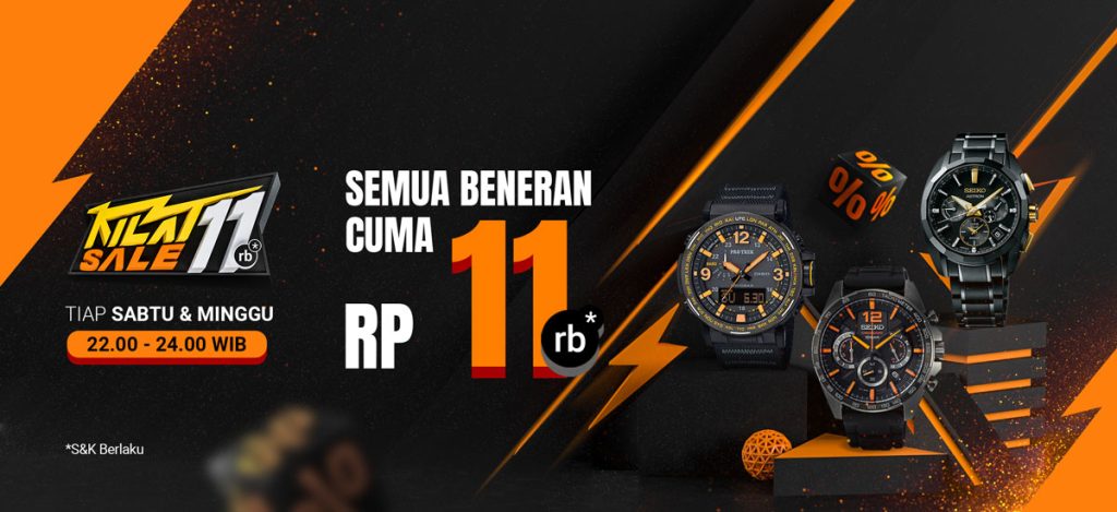 Banner Promo Machtwatch Kilat Sale Serba Rp11 Ribu