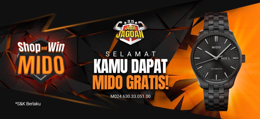Banner Shop & Win MIDO di Promo 11.11 #JadiJagoan