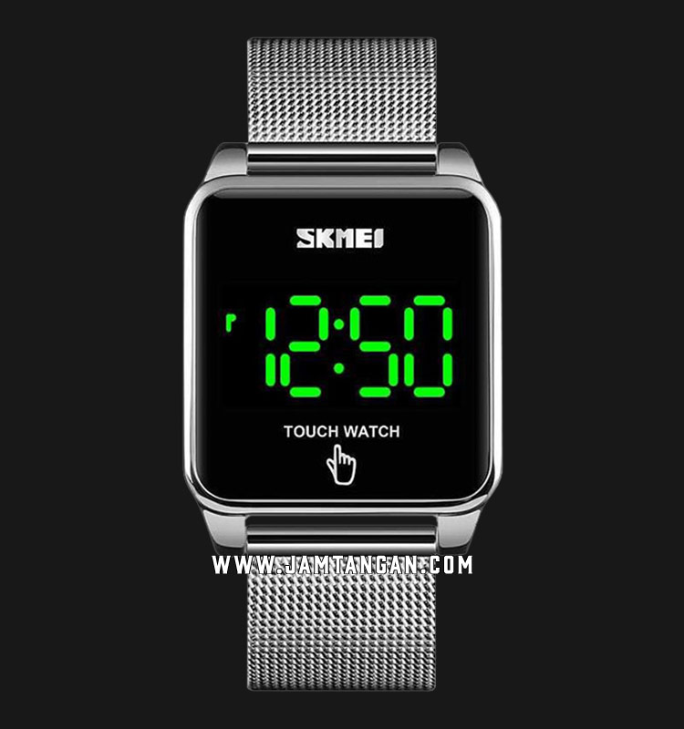 Skmei Touch 1532SI Digital Dial Mesh Stainless Steel Strap