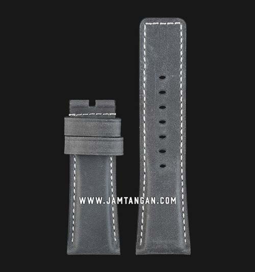 Universal Strap 28mm Grey Leather HM004-28X28