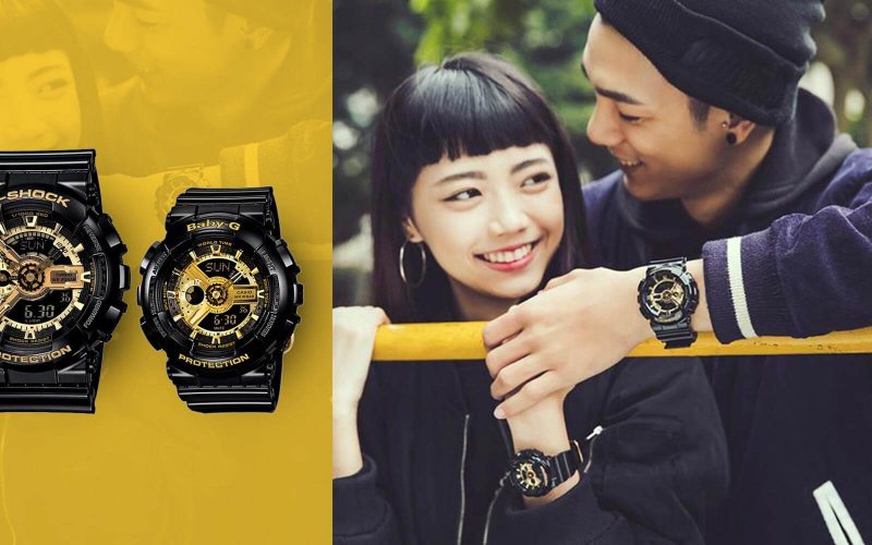 Jam shop couple casio