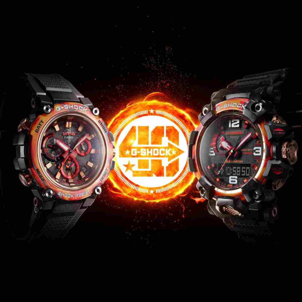 G-Shock MTG-B3000FR and GWG-2040FR