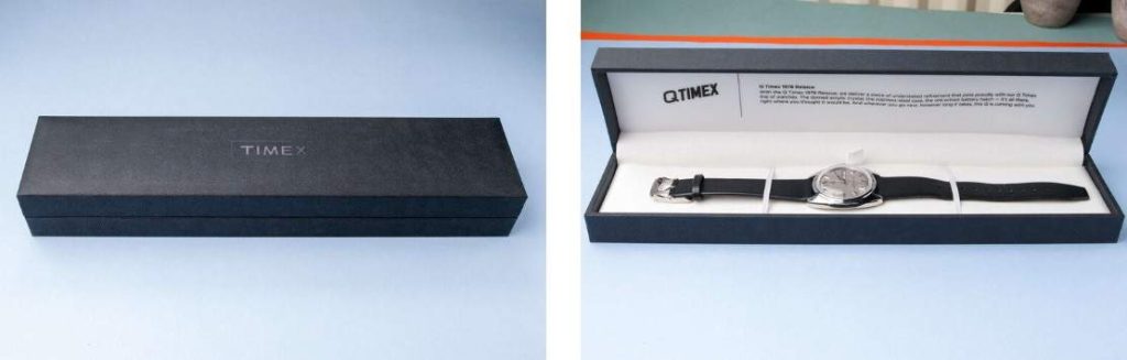 Packaging Timex Q TW2U87900 1978.