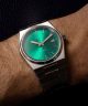 Tissot PRX Green Dial Stainless Steel Strap.