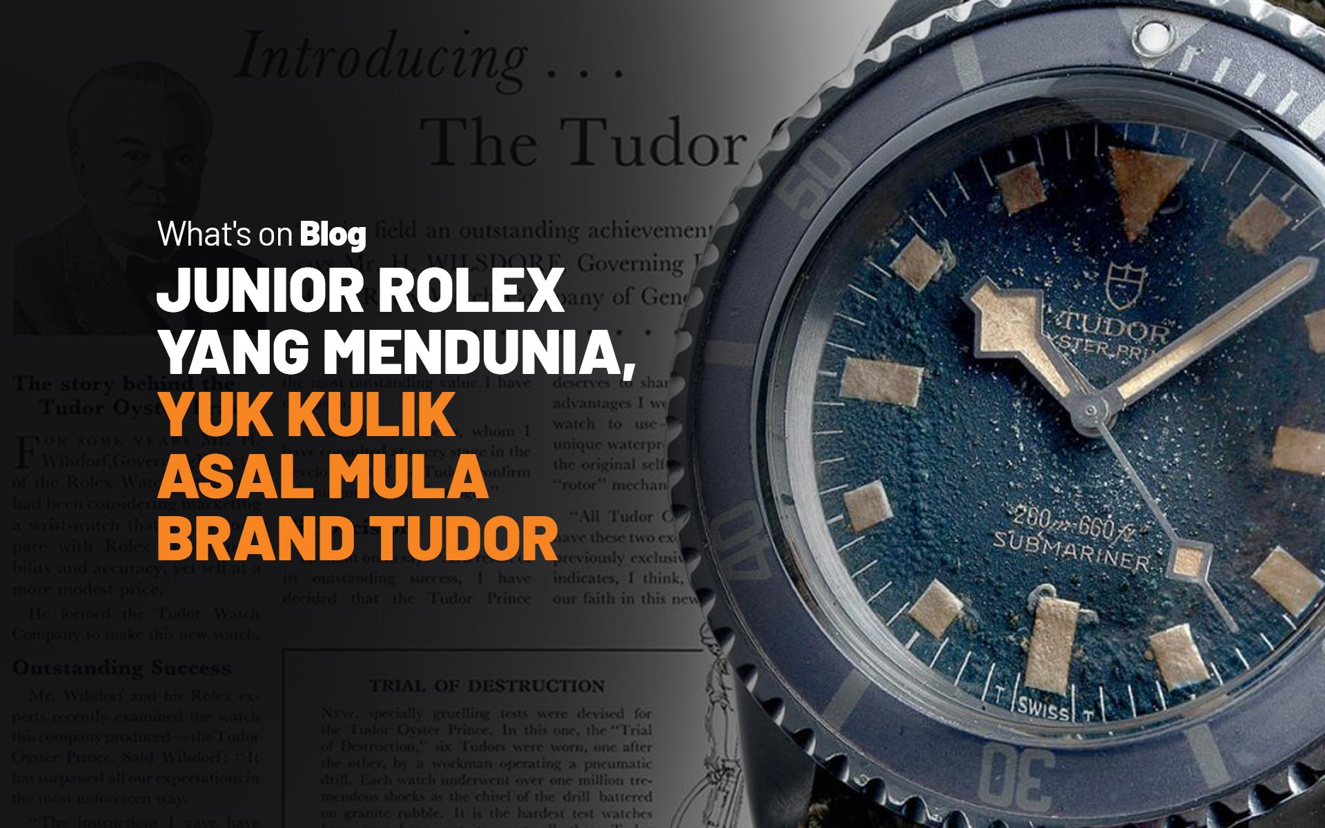 History Tudor Saudara Kandung Rolex Blog Jamtangan