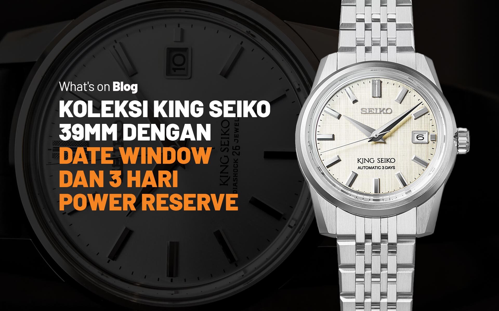 Deretan King Seiko 39mm Bernuansa Vintage Cara Instan Tampil