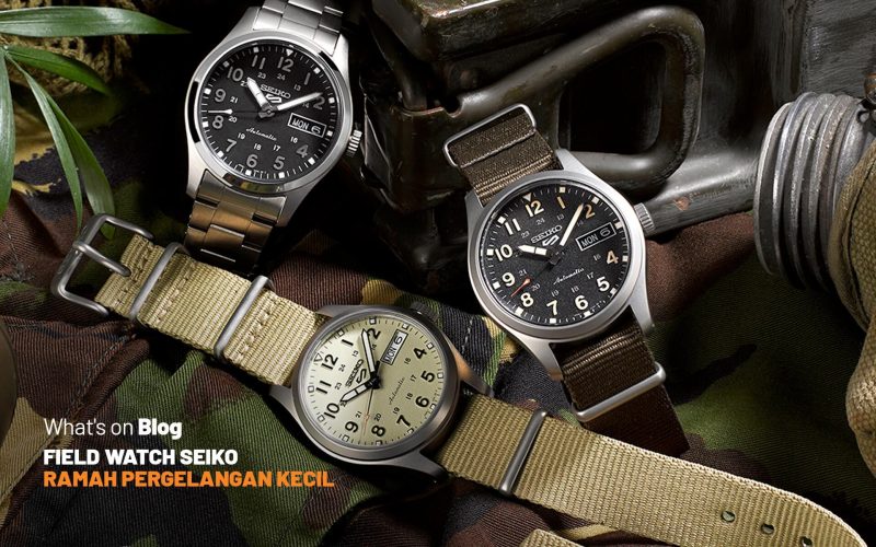 Field Watch dari Seiko 5 Sports Ringkas dengan Diameter Cuma 36mm