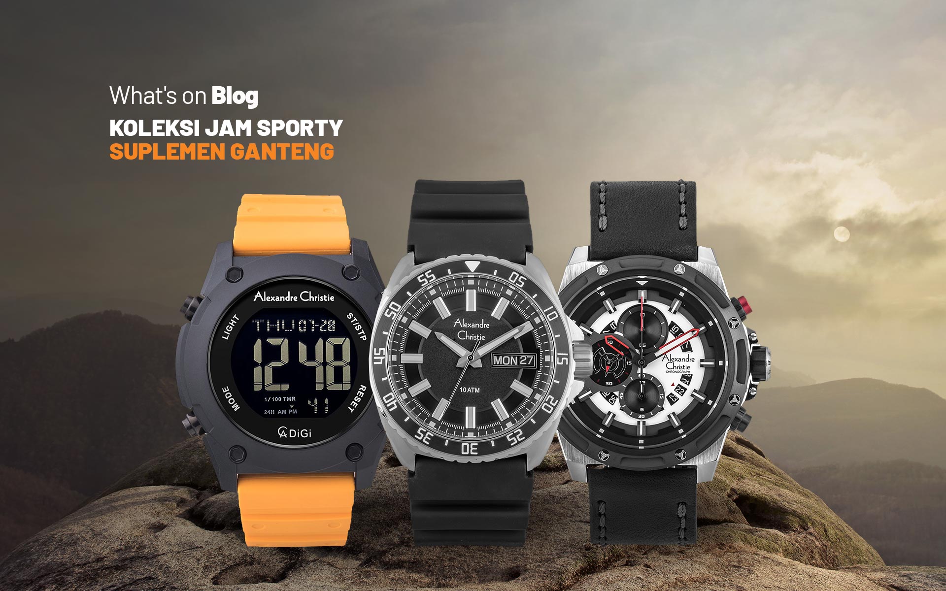 Selangkah Lebih Maskulin 10 Pilihan Jam Tangan Sporty Pria Dari