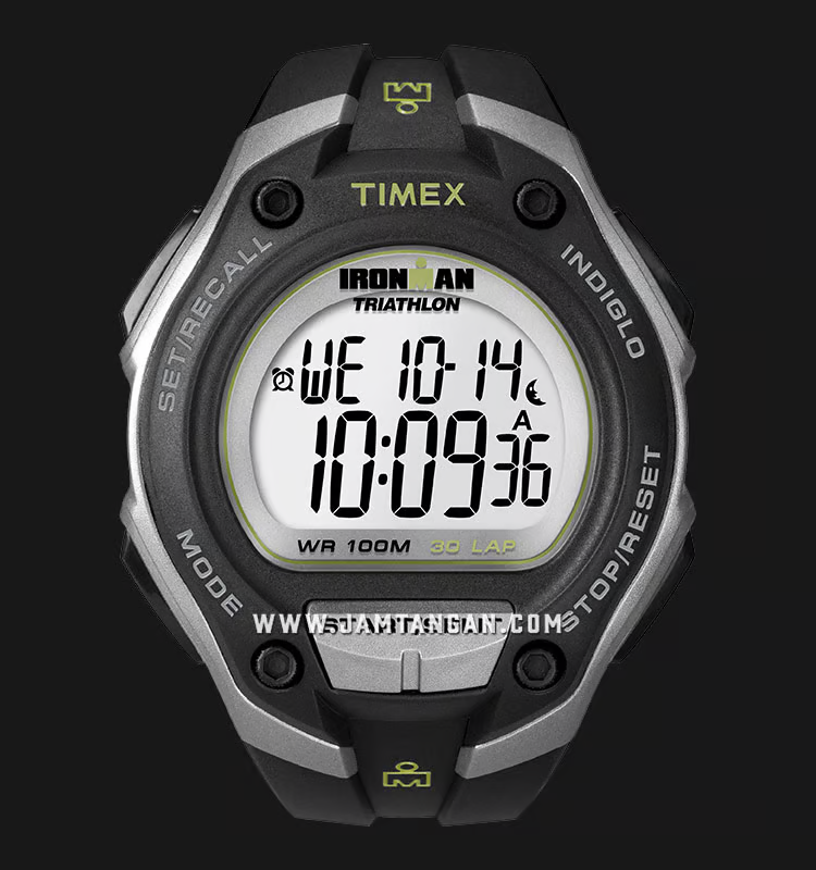 Timex Ironman T5K412 Classic 30 Oversized Black Resin Strap Watch