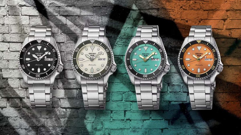 Seiko 5 Sports Style SKC Series 38 mm Collection.