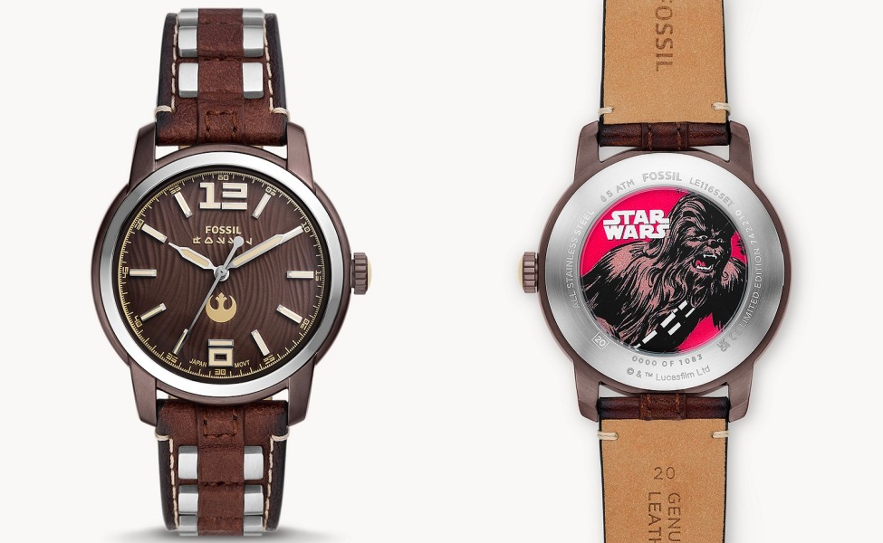 Fossil x Star Wars Limited Edition Chewbacca Leather Watch