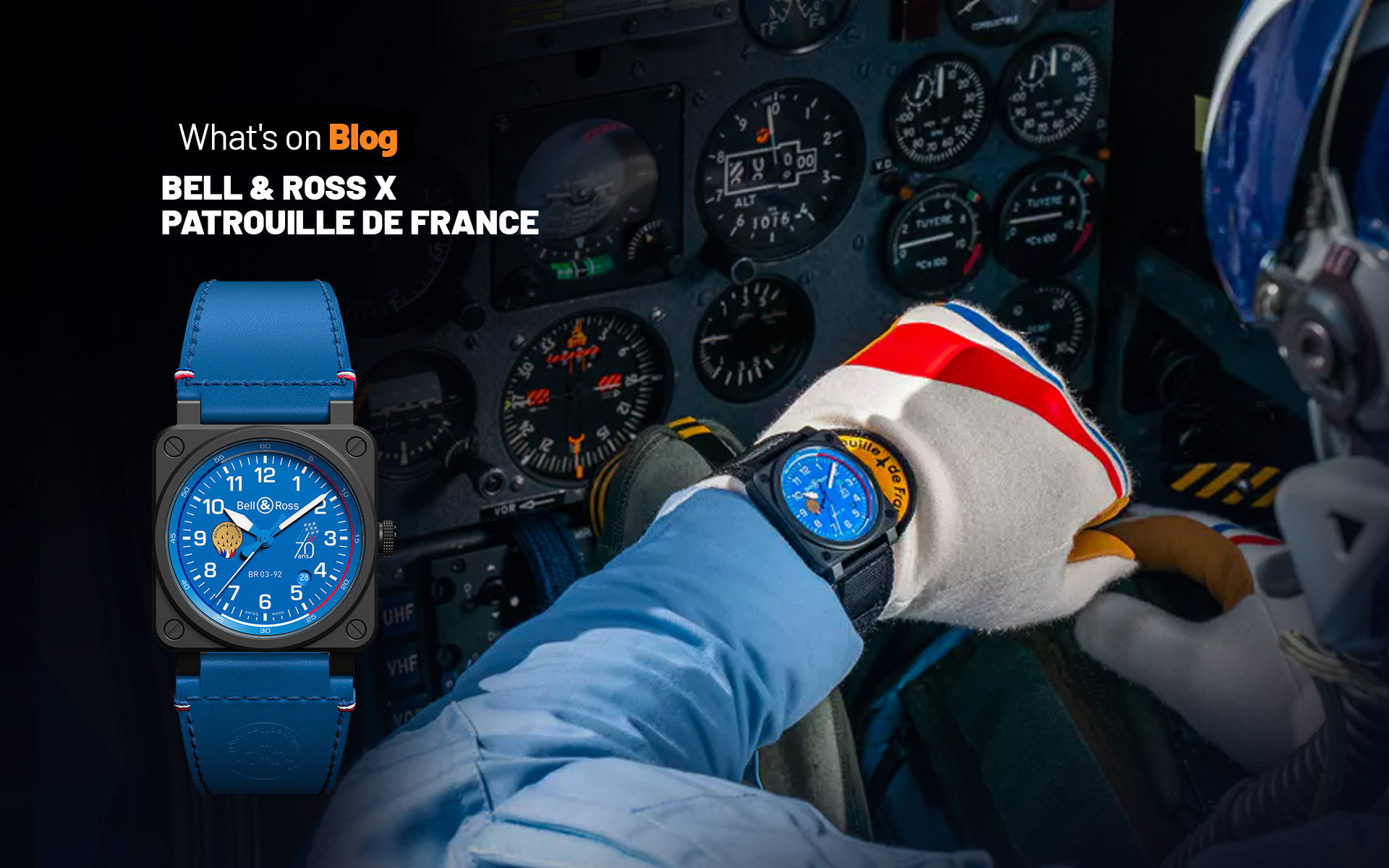 Bell Ross Br 03 92 Patrouille de France Limited Edition Hasil