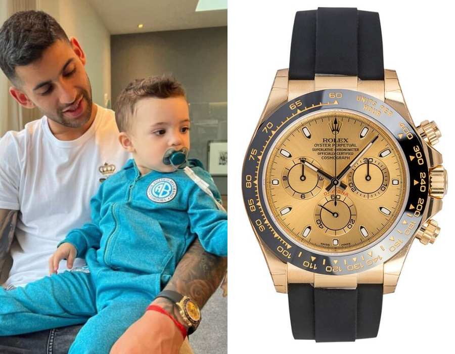 Christian Romero menggunakan Rolex Daytona 18ct Yellow Gold Champagne 116518LN