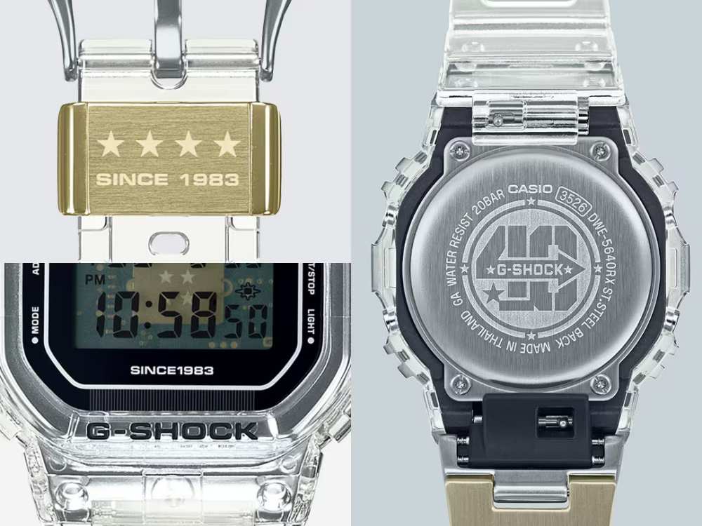 Desain spesial G-Shock Clear Remix dalam perayaan anniversary ke-40