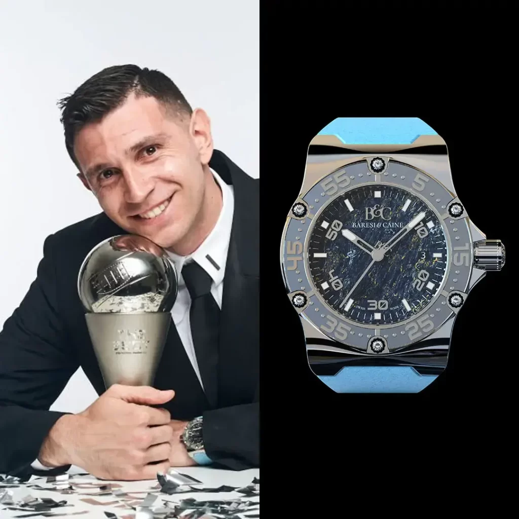 Emiliano Martinez menggunakan Baresi and Caine Sportivo Lusso Argentina Edition EM23