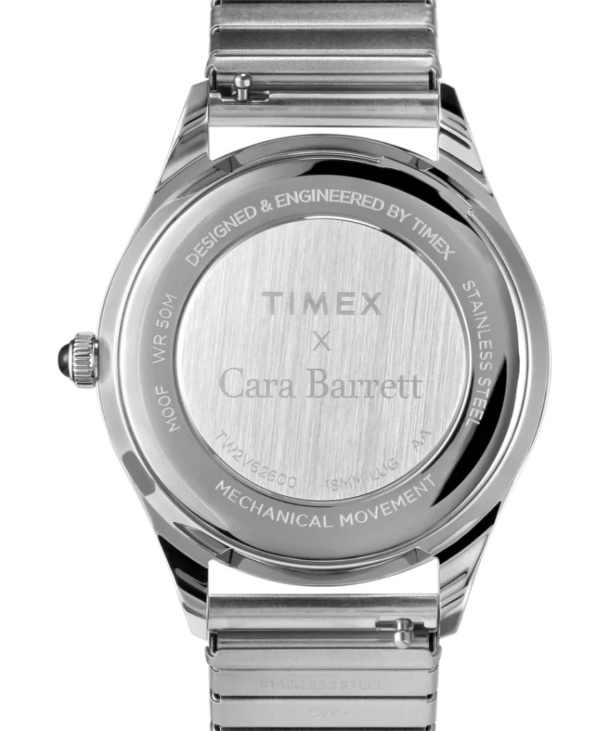 Bagian caseback Timex x Cara Barrett Edition V1