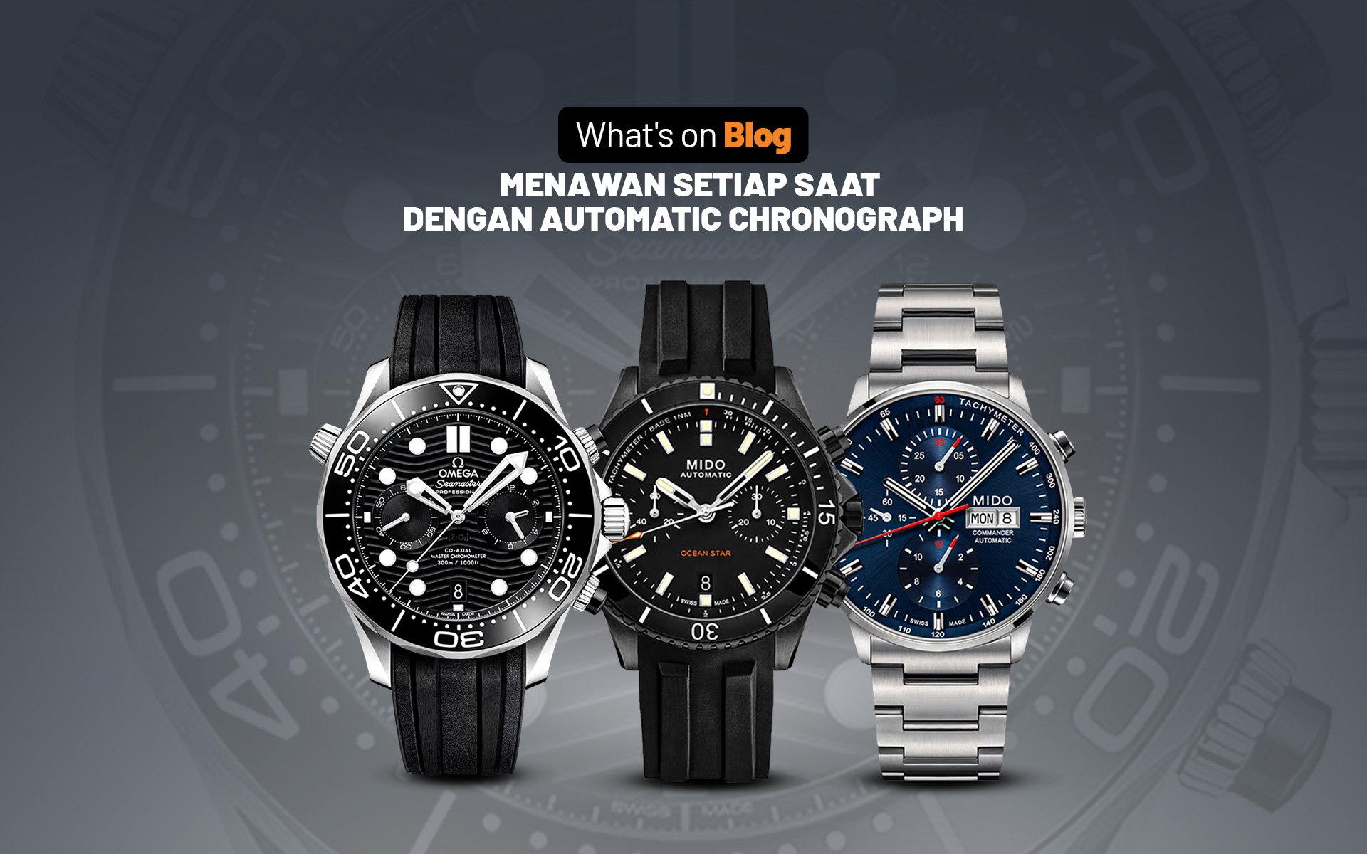 Jam tangan outlet chronograph