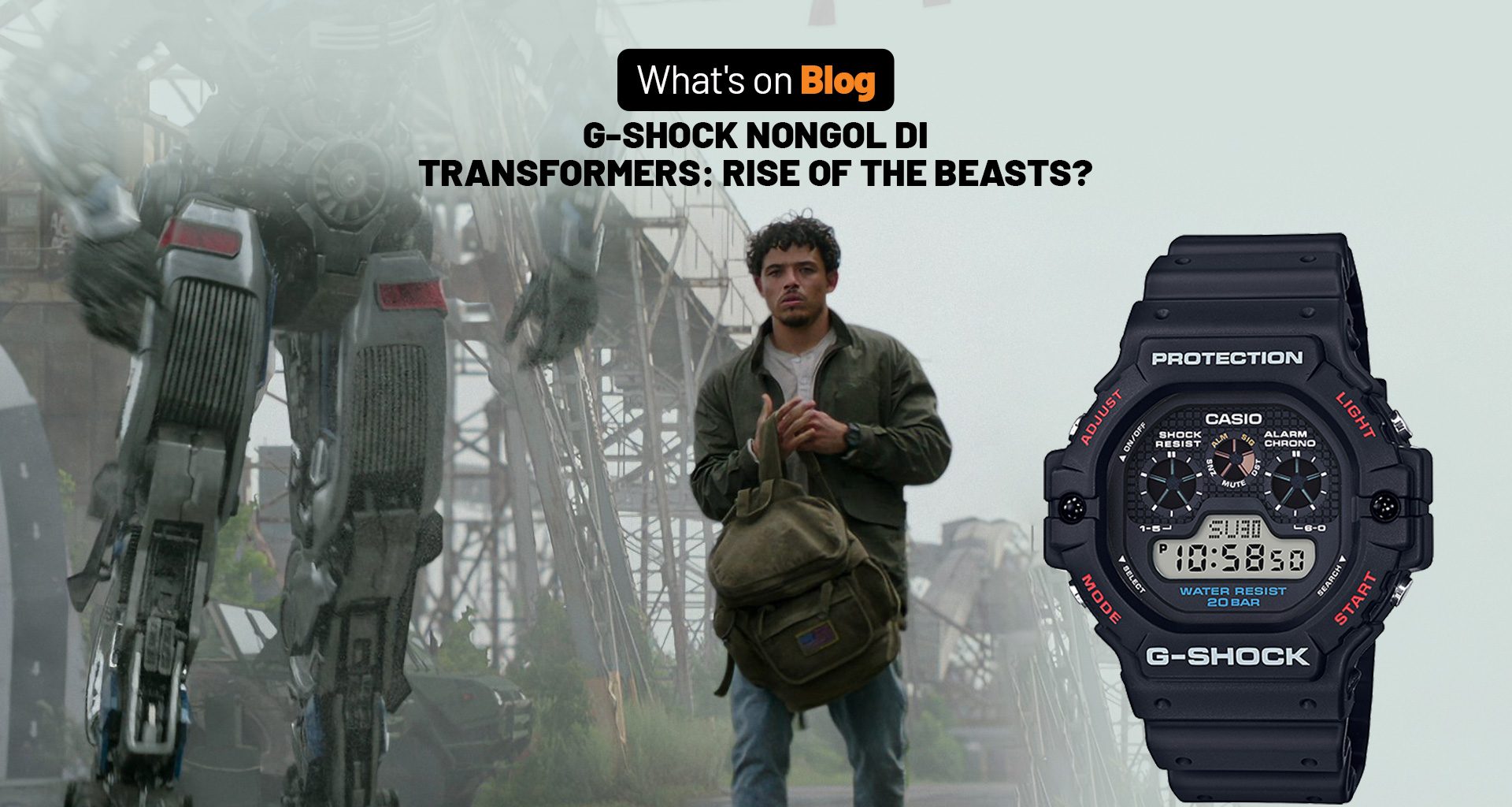 Jam g shock store transformer