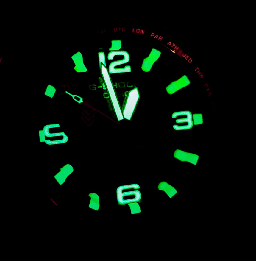 Luminous Casio G-Shock Mudmaster GWG-1000. 