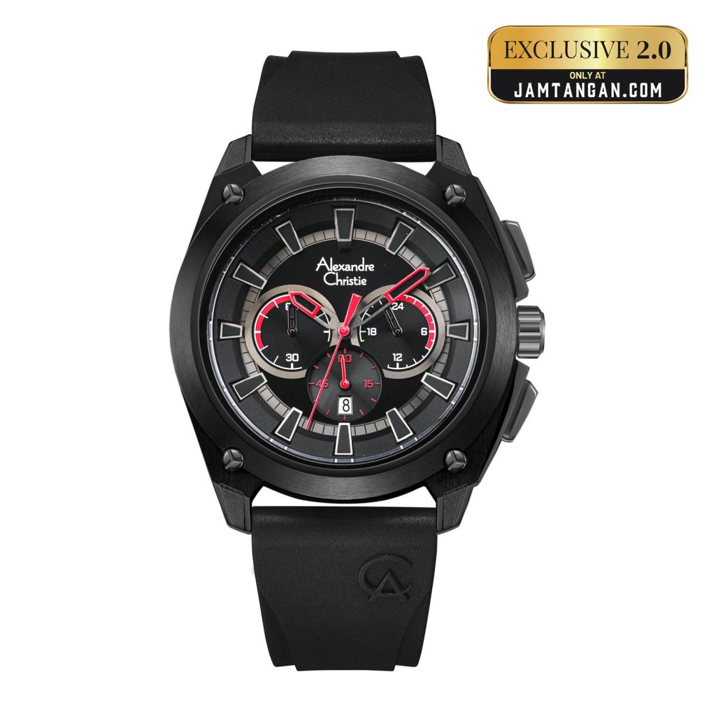 AC 6612 MC REPBARE dengan case hitam dan aksen merah