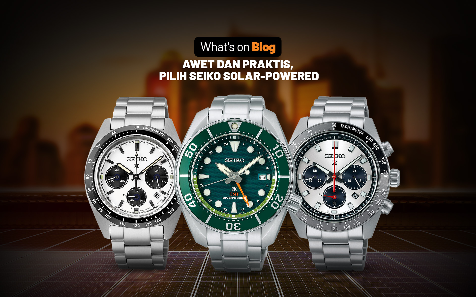 Deretan Jam Tangan Seiko Solar Awet dan Praktis Blog Jamtangan