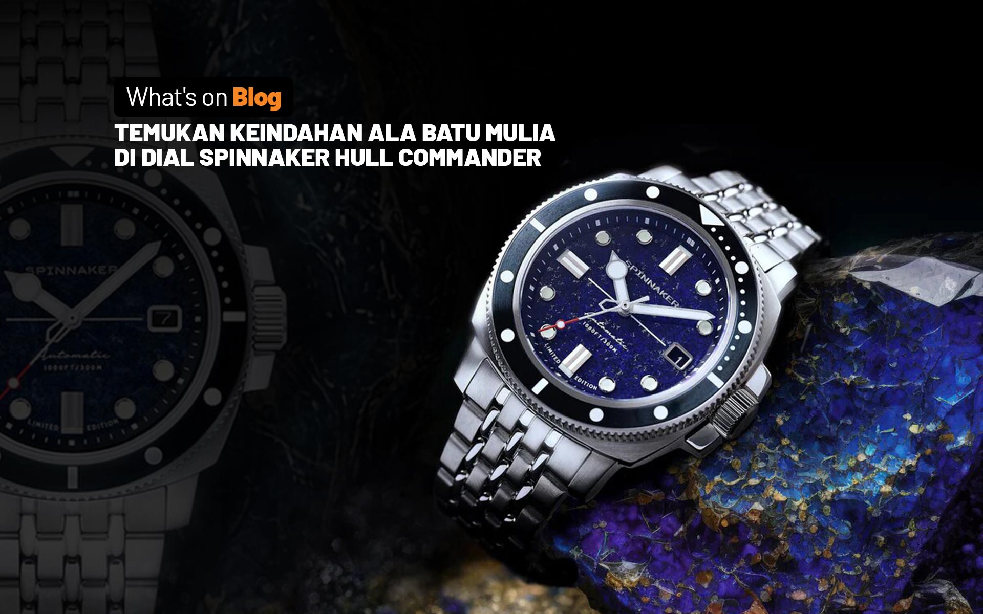 Limited Edition, Spinnaker Hull Commander Automatic Lapidary