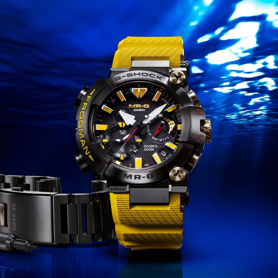 frogman analog biru
