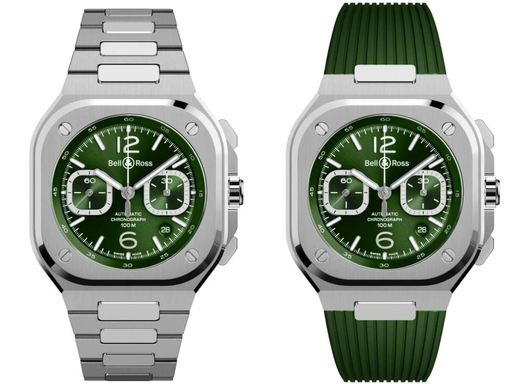 Bell & Ross BR 05 Chrono Green Steel