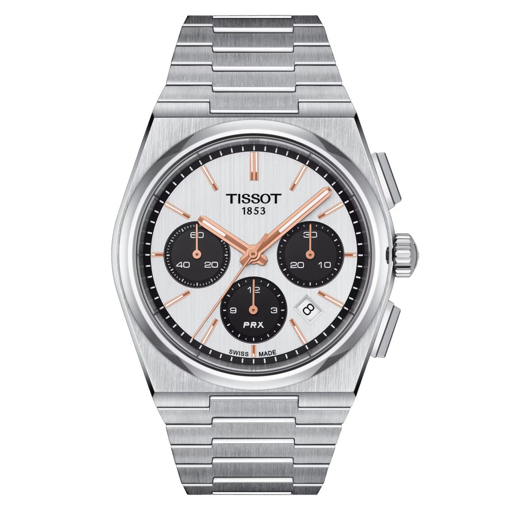 Tissot PRX Automatic Chronograph “Silver and Rose Gold” T137.427.11.011.00