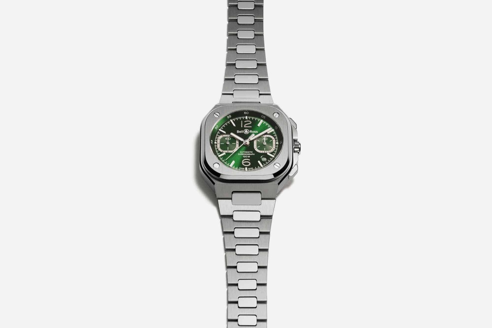 Spesfikasi Bell & Ross BR 05 Chrono Green Steel