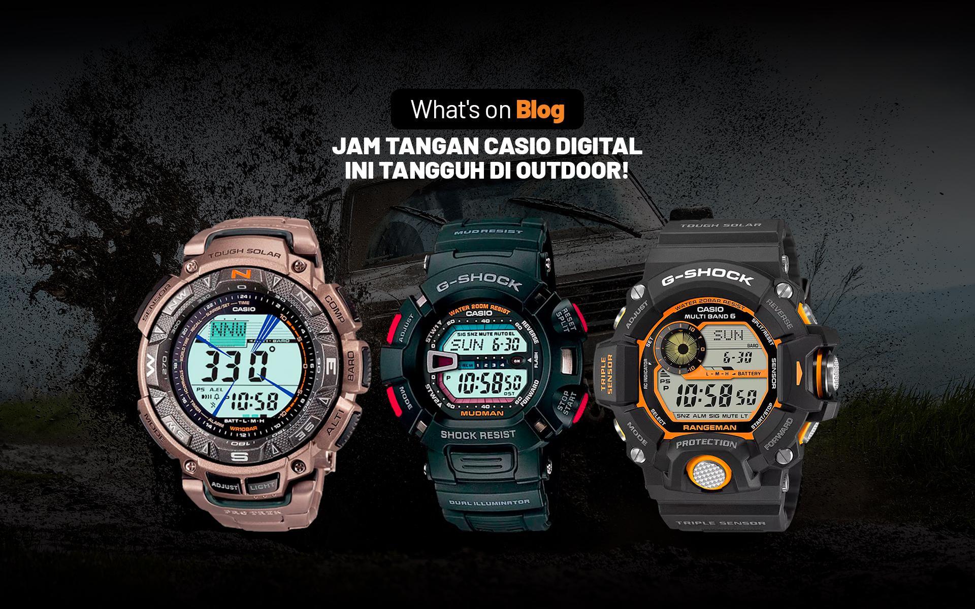 Tangguh dan Affordable Rekomendasi 10 Jam Tangan Digital Outdoor