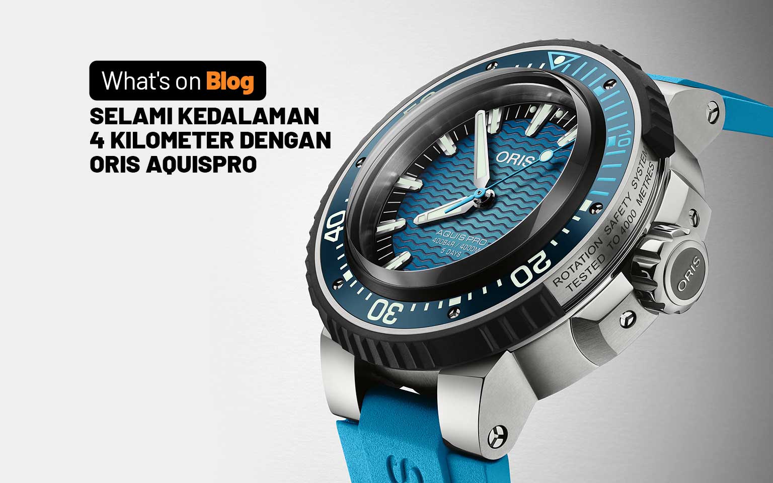 Oris Luncurkan AquisPro Tahan Air 4000 Meter Blog Jamtangan