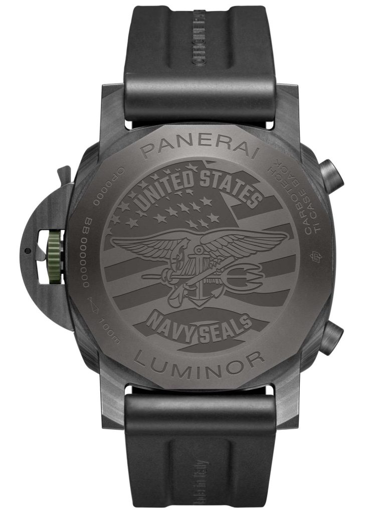 Caseback Panerai Navy SEALs Limited Edition
