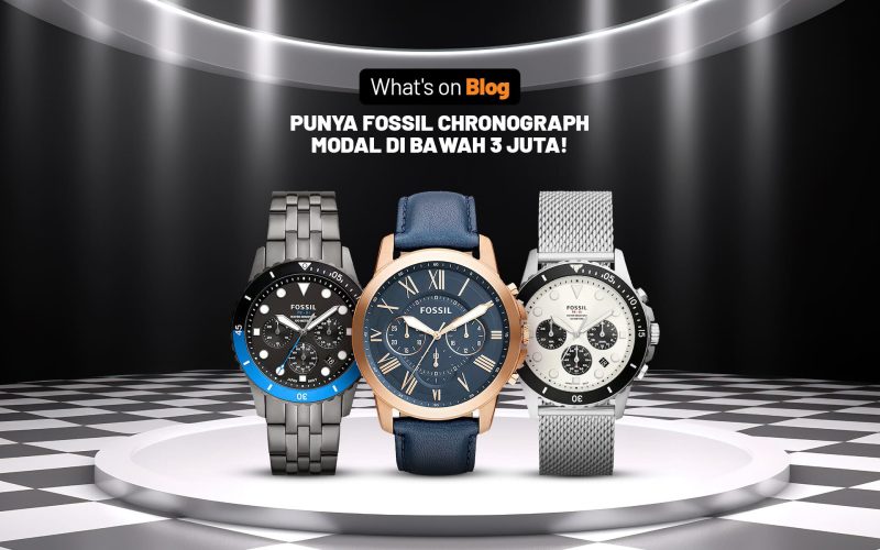 Jam tangan fossil chronograph clearance