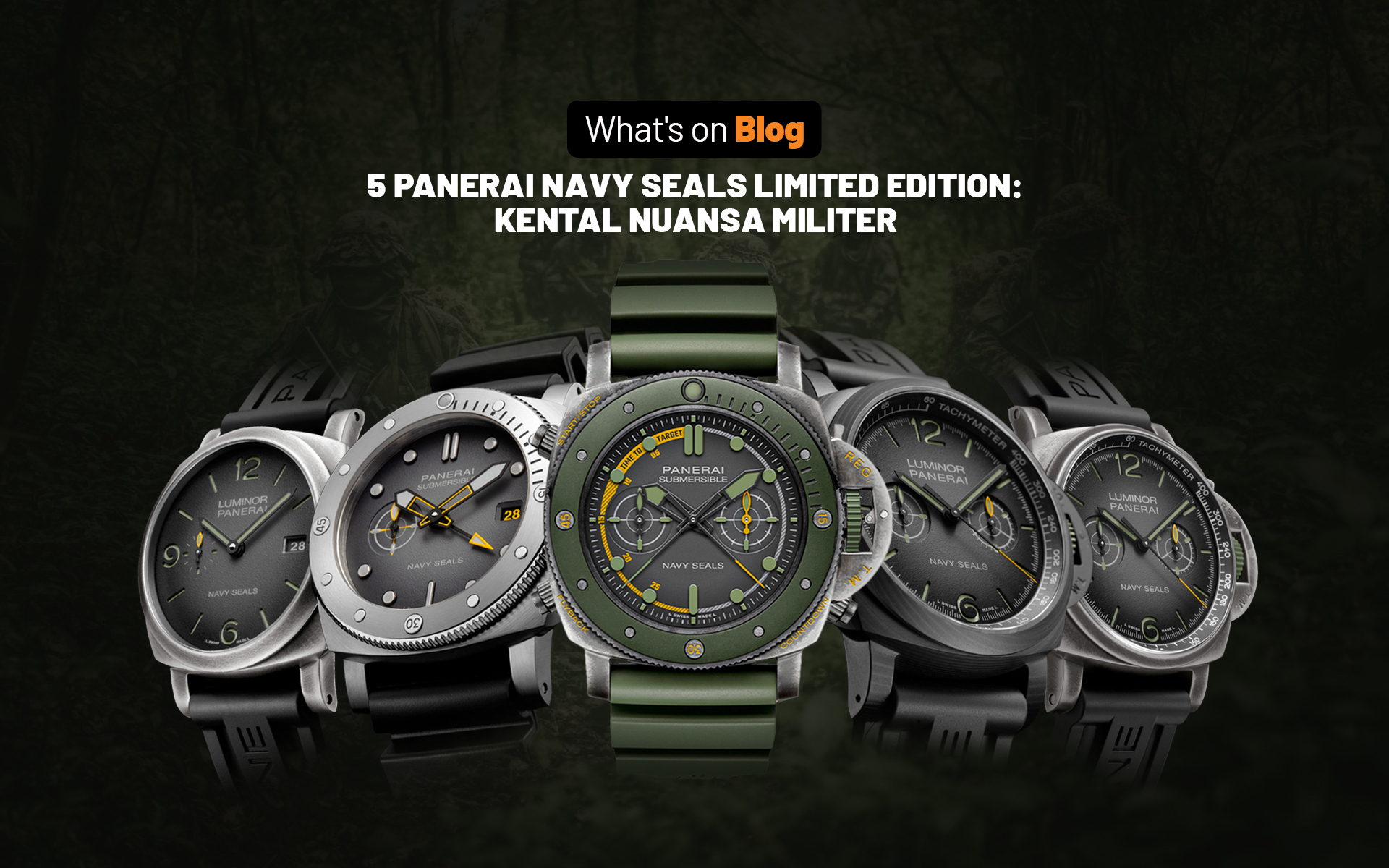 5 Panerai Navy SEALs Limited Edition Nuansa Militer Begitu Kental