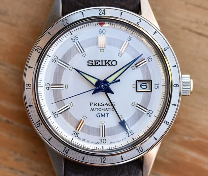 Seiko Presage Style60 s GMT Limited Edition dengan Two Tone Silver