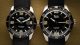 Jam tangan Oris Diver 1965 (kiri) dan Oris Divers Sixty-Five versi modern 2015 (kanan)
