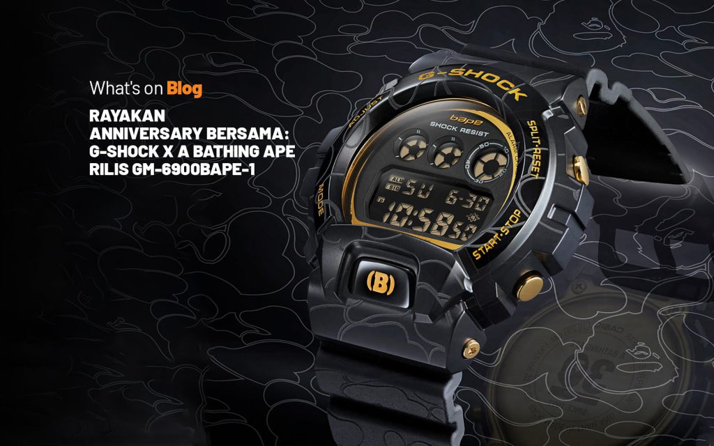 G-Shock x A Bathing Ape Rilis G-Shock GM-6900BAPE-1